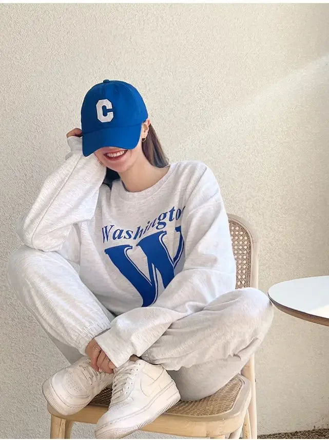 Y2k Sportswear Pant Sets Women Tracksuit