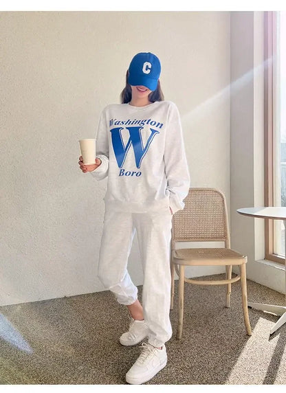 Y2k Sportswear Pant Sets Women Tracksuit