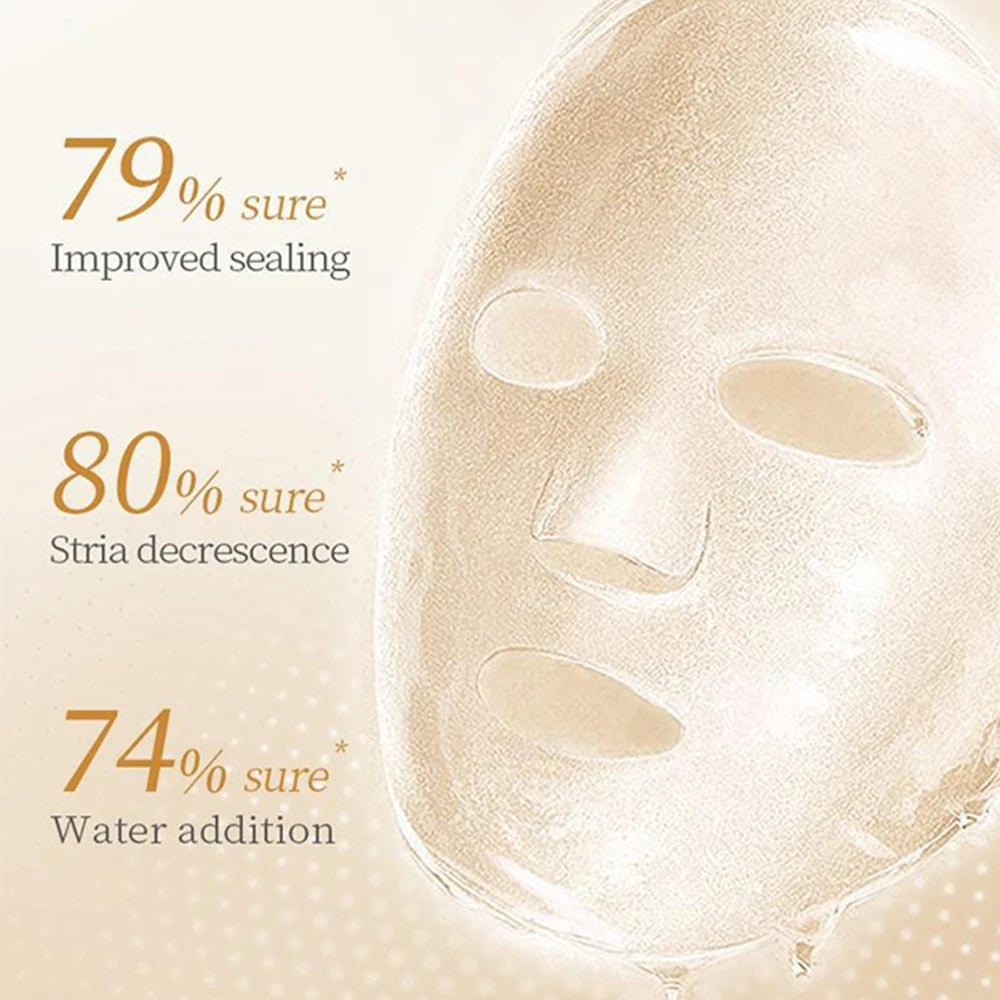 5/10pcs Anti-wrinkle Collagen Face Mask Moisturizing Brightening Repair Skin Face Sheet Mask Anti-aging Facial Masks Cosmetics