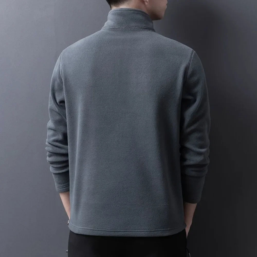 Korean Warm Thermal Casual Fleece Sweatshirt